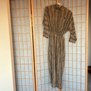 Jump suit vintage black and brown